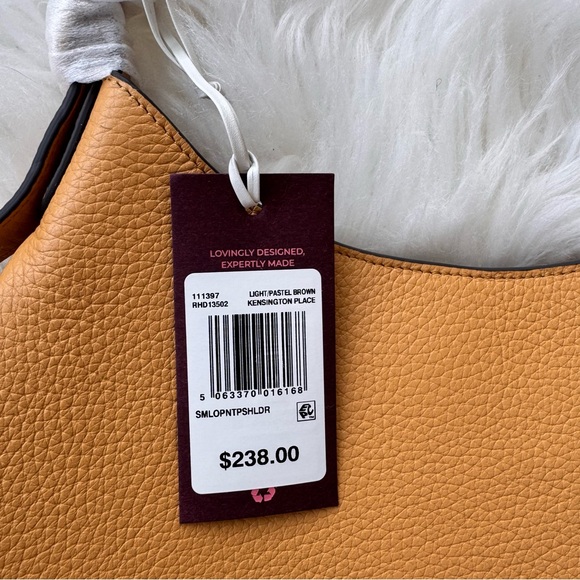 Cynthia Rowley Kensington Place Small Open Top Shoulder Bag Pecan NWT - Picture 9 of 16